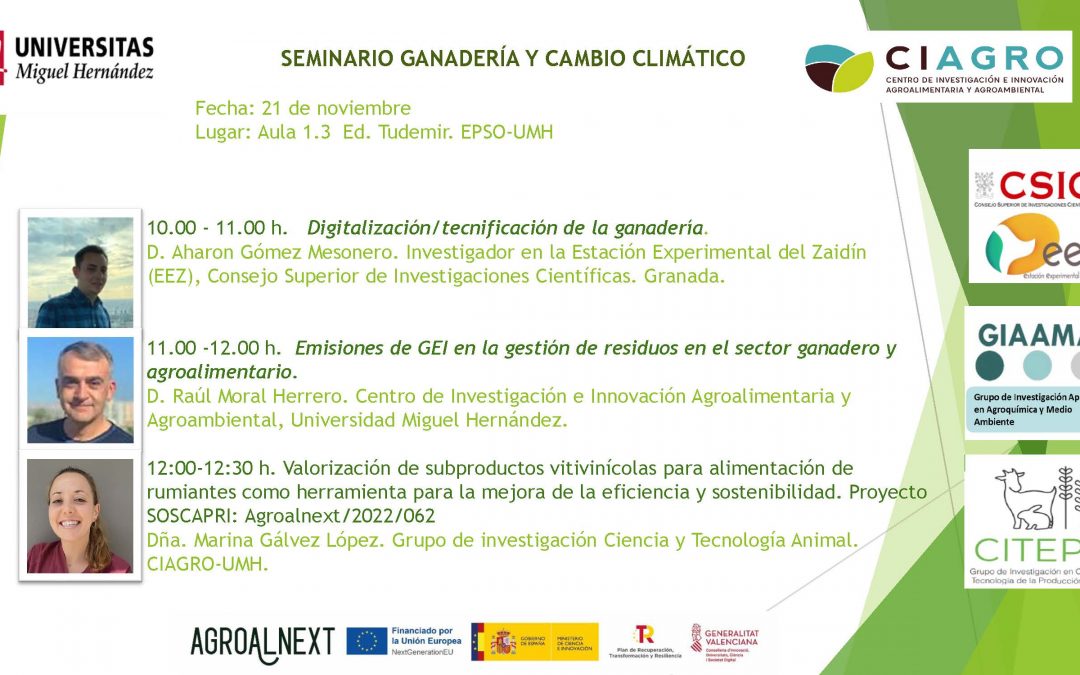 Seminario «Ganadería y cambio climático»